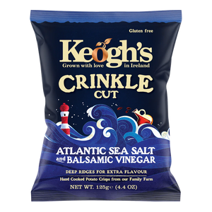 Keogh's Crinkle Cut Atlantic Sea Salt and Balsamic Vinegar 45g