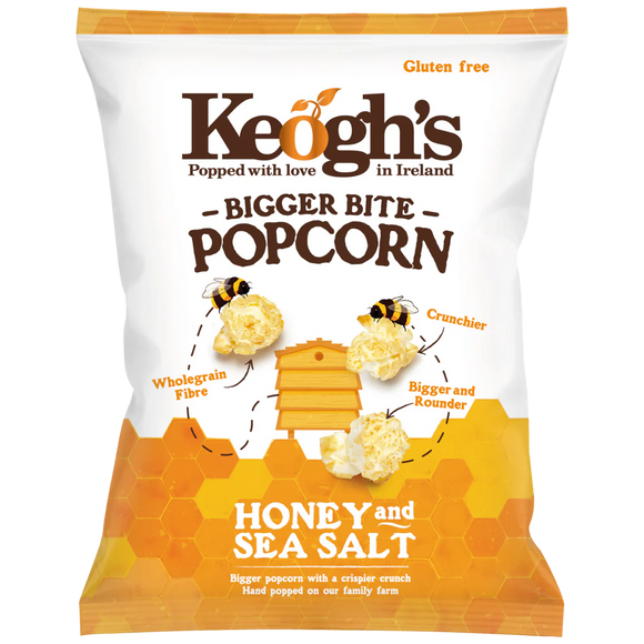 Keogh's Honey and Sea Salt Popcorn 90g