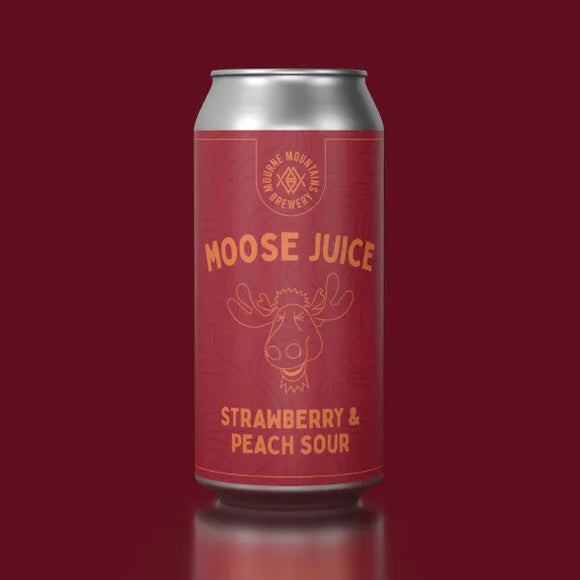 Mourne Mountains Moose Juice Strawberry & Peach Sour 440ml