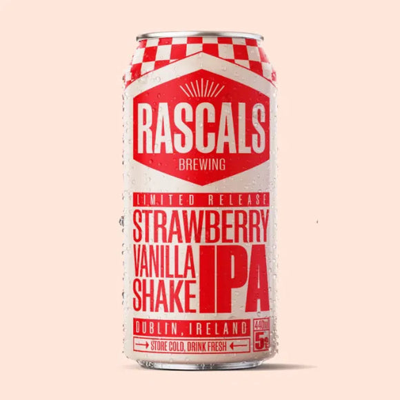 Rascals Strawberry Vanilla Shake IPA 440ml