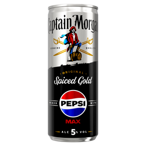 Captain Morgan Spiced Gold & Pepsi Max 250ml