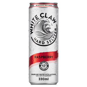 White Claw Raspberry Hard Seltzer 330ml