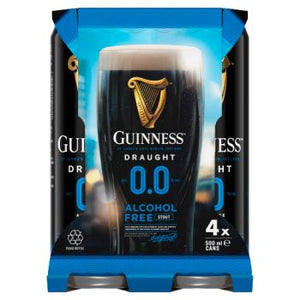 Guinness Draught 0.0 4x500ml