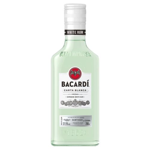 Bacardi Carta Blanca Rum 20cl PMP £5.99